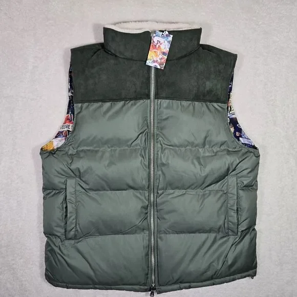 $258 ROBERT GRAHAM Mens 2XL Forest Green Puffer Vest RGF23R82 XXL - Picture 11 of 14